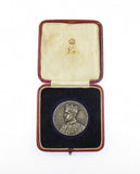 1911 Investiture Of Edward Prince Of Wales Silver Medal - Cased