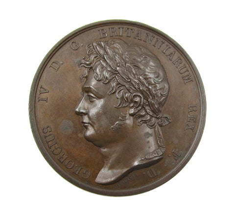 1821 George IV Coronation 50mm Bronze Medal