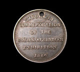 Australia 1886 Colonial & Indian Exhibition 24mm Silver Medal