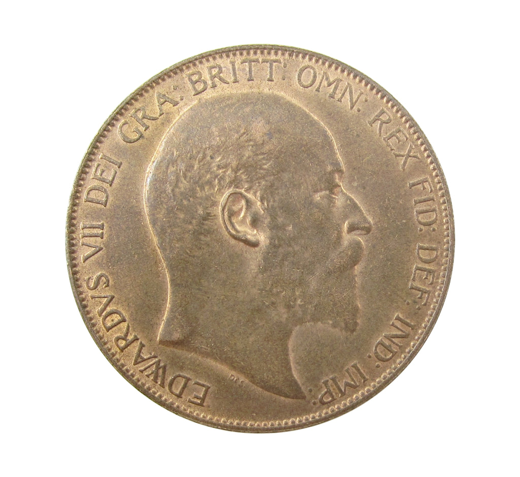 Edward VII 1907 Penny - GEF – Coopers Coins