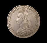 Victoria 1891 Sixpence - EF