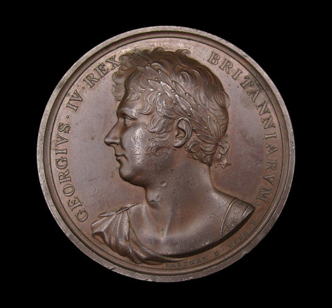 1821 George IV Coronation 55mm Medal - By Webb