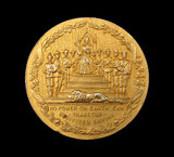 1900 South Africa Boer War 26mm Gilt Silver Medal