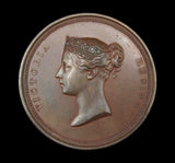 1837 Victoria Visit To The Guildhall 55mm Medal - By Wyon