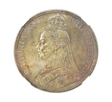 Victoria 1887 Crown - NGC MS64