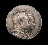 1902 Coronation Of Edward VII 32mm Silver Medal - By Fuchs