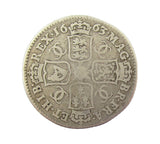 Charles II 1663 Shilling - Fine