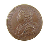 1702 Prince George & Queen Anne 42mm Medal - By Roettier