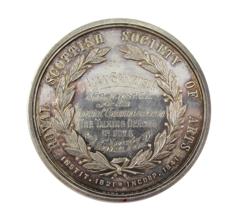 Scotland 1862 Royal Scottish Society Of Arts 48mm Silver Medal ...