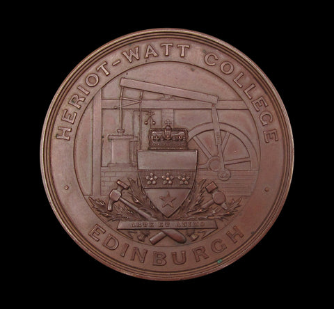 1913-1914 Heriot-Watt College Edinburgh 49mm Cased Medal