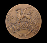 1958 British Empire & Commonwealth Games Wales 54mm Medal