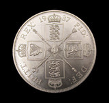 Edward VIII 1937 Silver Fantasy Pattern Double Florin - UNC