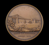 1828 Institution Of Civil Engineers 58mm Telford Medal - By Wyon