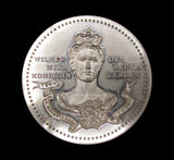 Netherlands 1898 Queen Wilhelmina Coronation 45mm Medal