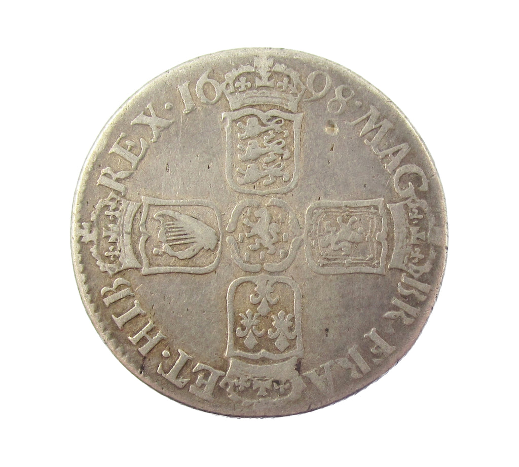 William III 1698 Shilling - Fine – Coopers Coins