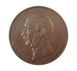 1862 International Exhibition Prince Albert 41mm Bronze Medal - By Wiener