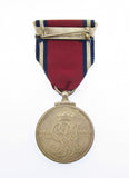 George V 1935 Jubilee Full Sized Medal On Ribbon - Cased