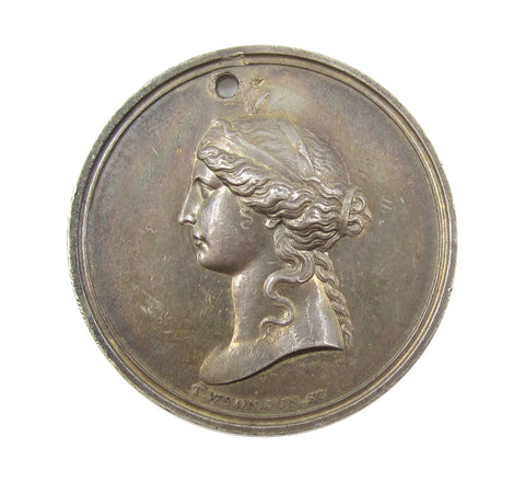 1827 Society Of Arts 40mm Silver Isis Medal