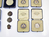 1935-1951 Stock Exchange Athletic Club 11 x Medals & Silver Brokers Pass