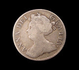 Anne 1711 Sixpence - Fine