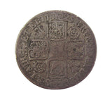 George I 1725 Shilling - No Obverse Stops - VG