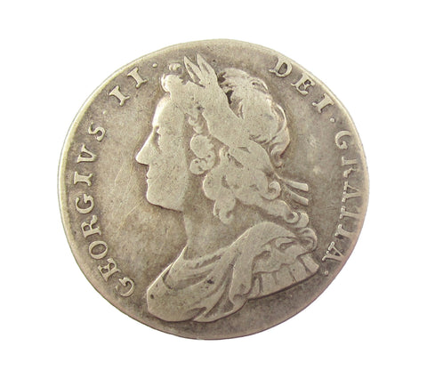 George II 1731 Shilling - Roses & Plumes - Fine