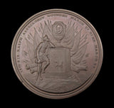 1801 Lord Keith & The Death Of Sir Ralph Abercromby 48mm Medal - By Hancock