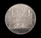 1829 York Minster Destroyed By Fire Medal In Wooden Box By Hardy