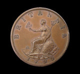 George III 1799 Halfpenny - NEF