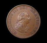 George III 1799 Halfpenny - NEF