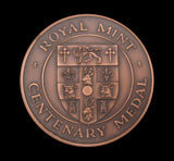 1995 RM National Trust Centenary 63mm Bronze Medal