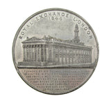 1844 Reopening Of The Royal Exchange 60mm Medal - By Davis