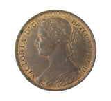 Victoria 1881 H Penny - Freeman 108 - GEF