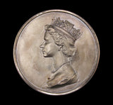 1977 Silver Jubilee Washington D.C 60mm Silver Medal - By Machin