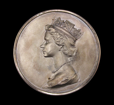 1977 Silver Jubilee Washington D.C 60mm Silver Medal - By Machin