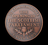 1999 Opening Of The Scottish Parliament 63mm Medal - By The Royal Mint