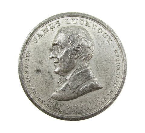 1831 Sunday Schools 50th Anniversary Luckcock 39mm Medal - By Halliday