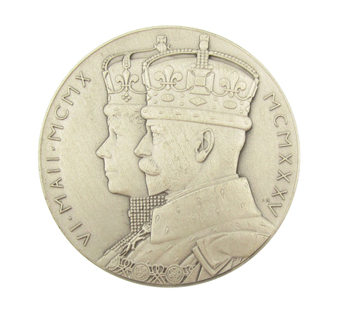 1935 George V Silver Jubilee Royal Mint 57mm Silver Medal - Cased