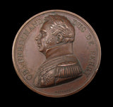 France 1820 Charles Ferdinand Duke Of Berry 41mm Medal - By Gayrard