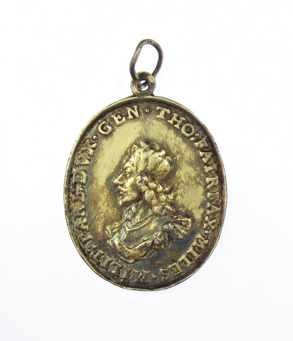 c.1645 Sir Thomas Fairfax Military Reward Silver Badge - By T. Simon