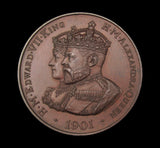 1902 Edward VII Coronation 51mm Bronze Medal - By Fenwick