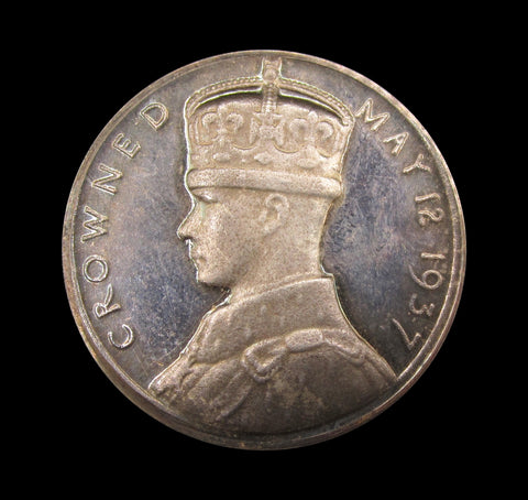 1937 Edward VIII Coronation 33mm Silver Medal - Cased