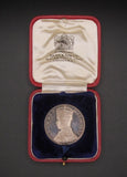 1937 Edward VIII Coronation 33mm Silver Medal - Cased