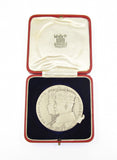 1935 George V Silver Jubilee Royal Mint 57mm Silver Medal - Cased