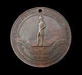 1905 Trafalgar Centenary 29mm Medal - Copper From H.M.S Victory