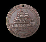 1905 Trafalgar Centenary 29mm Medal - Copper From H.M.S Victory