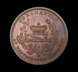 1821 George IV Coronation 34mm Copper Medal