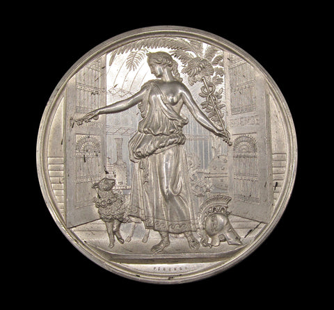 1854 Crystal Palace 64mm Medal - Struck In Exhibition