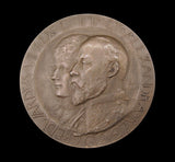 1902 Edward VII Coronation 52mm Bronze Medal - By Frampton