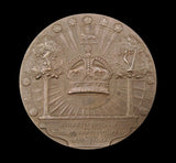 1902 Edward VII Coronation 52mm Bronze Medal - By Frampton